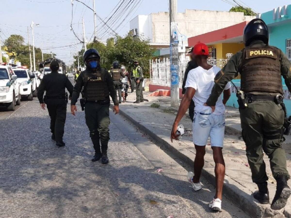 Capturados seis presuntos expendedores de drogas en Cartagena