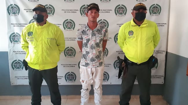 La detención se materializó en la Troncal de Occidente, a la altura del municipio de El Carmen de Bolívar