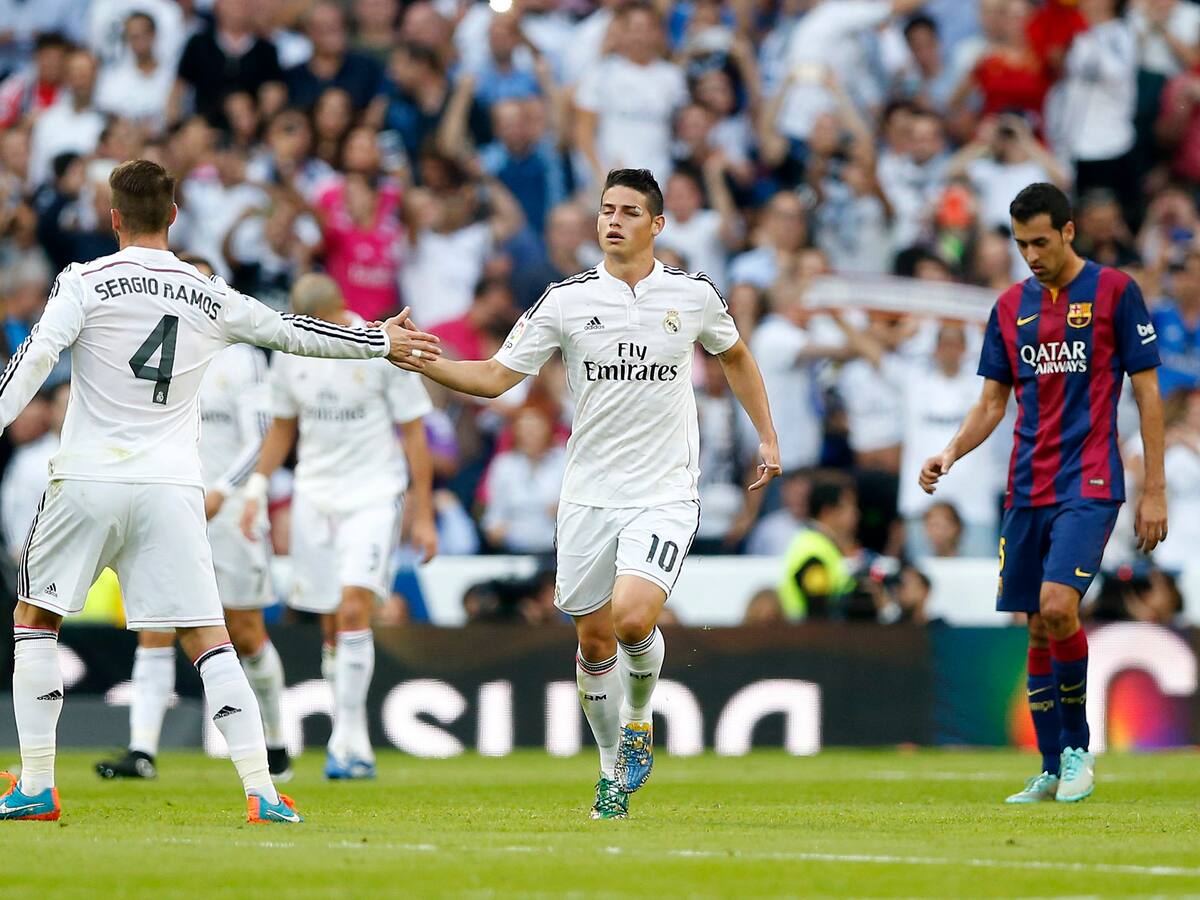 James Rodríguez y Sergio Ramos, de compañeros a rivales: ¿Cuántas veces se han enfrentado?