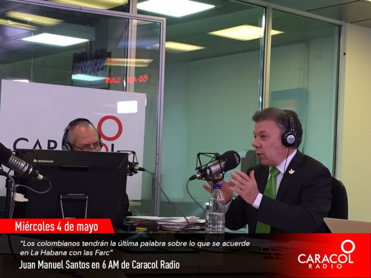 Santos insistió en que la refrendación será el paso definitivo para aplicar los acuerdos logrados en La Habana entre guerrilla y Gobierno.