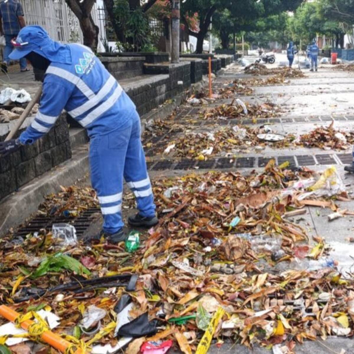 Más de 71 toneladas de basuras fueron recolectados durante primer aguacero del año en Barranquilla