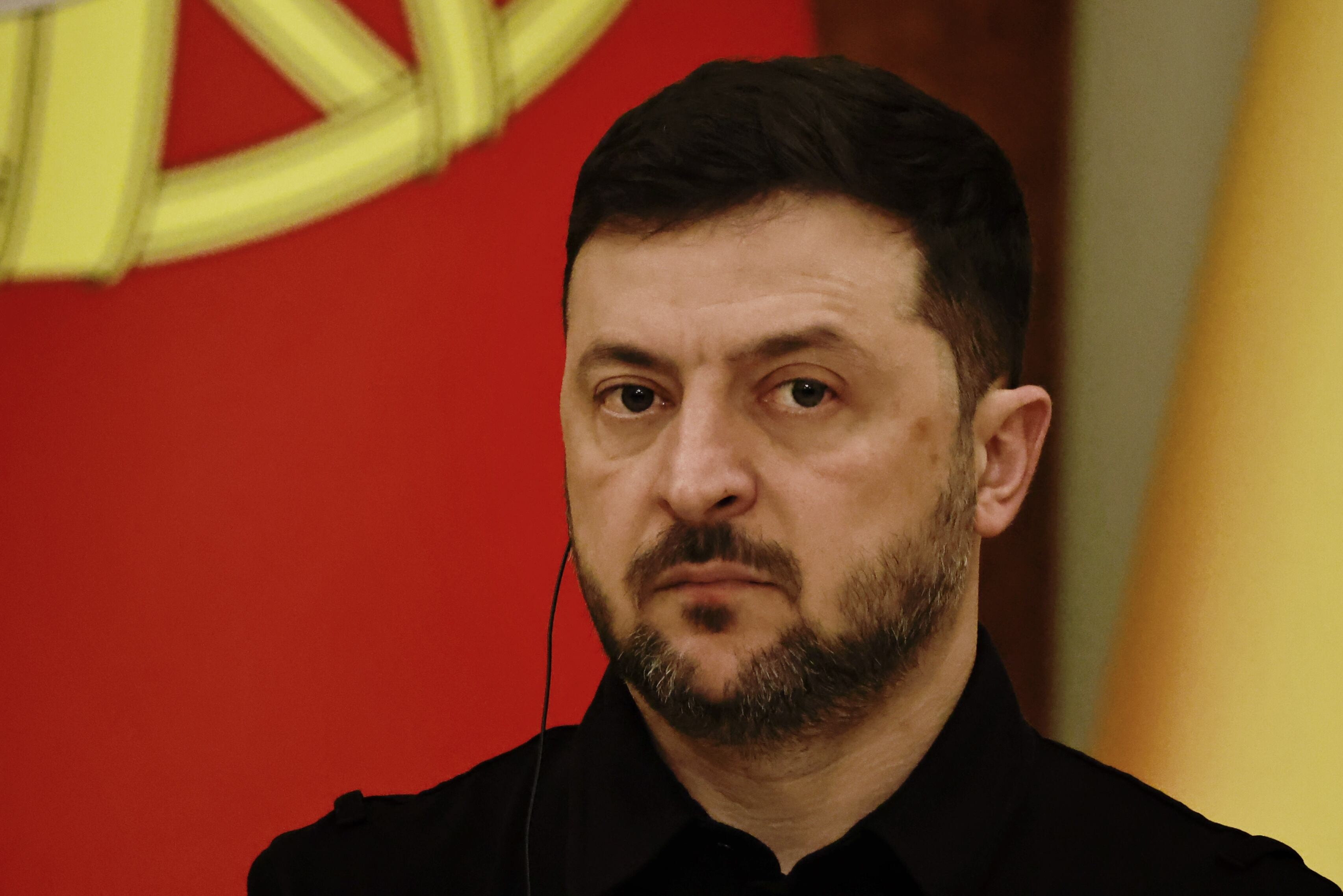 Volodímir Zelenski informa de un ataque ruso en marcha con “más de cien drones”. FOTO: Yan Dobronosov/Global Images Ukraine via Getty Images