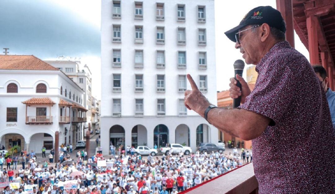 El mandatario cartagenero aseguró que dentro de la terna de Salvemos Juntos a Cartagena estaría incluido Augusto ‘Tuto’ Vidales, cercano al uribismo