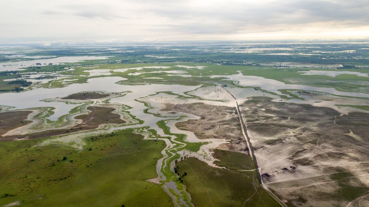 La Mojana completó un año de estar afectada por el desbordamiento del rio Cauca en el sector Caregato, en Bolívar.