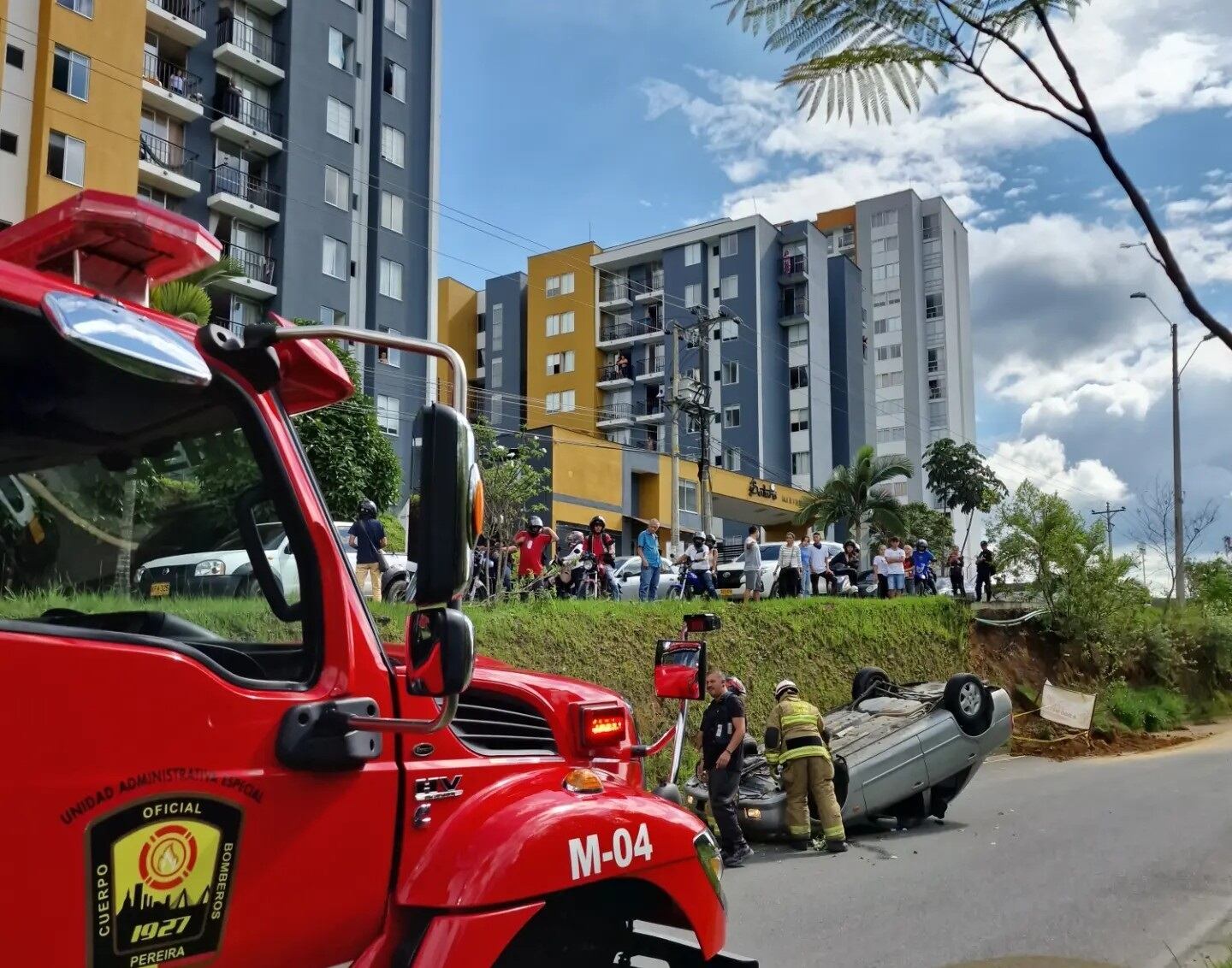 Fotografía: Cuerpo Oficial de Bomberos Pereira