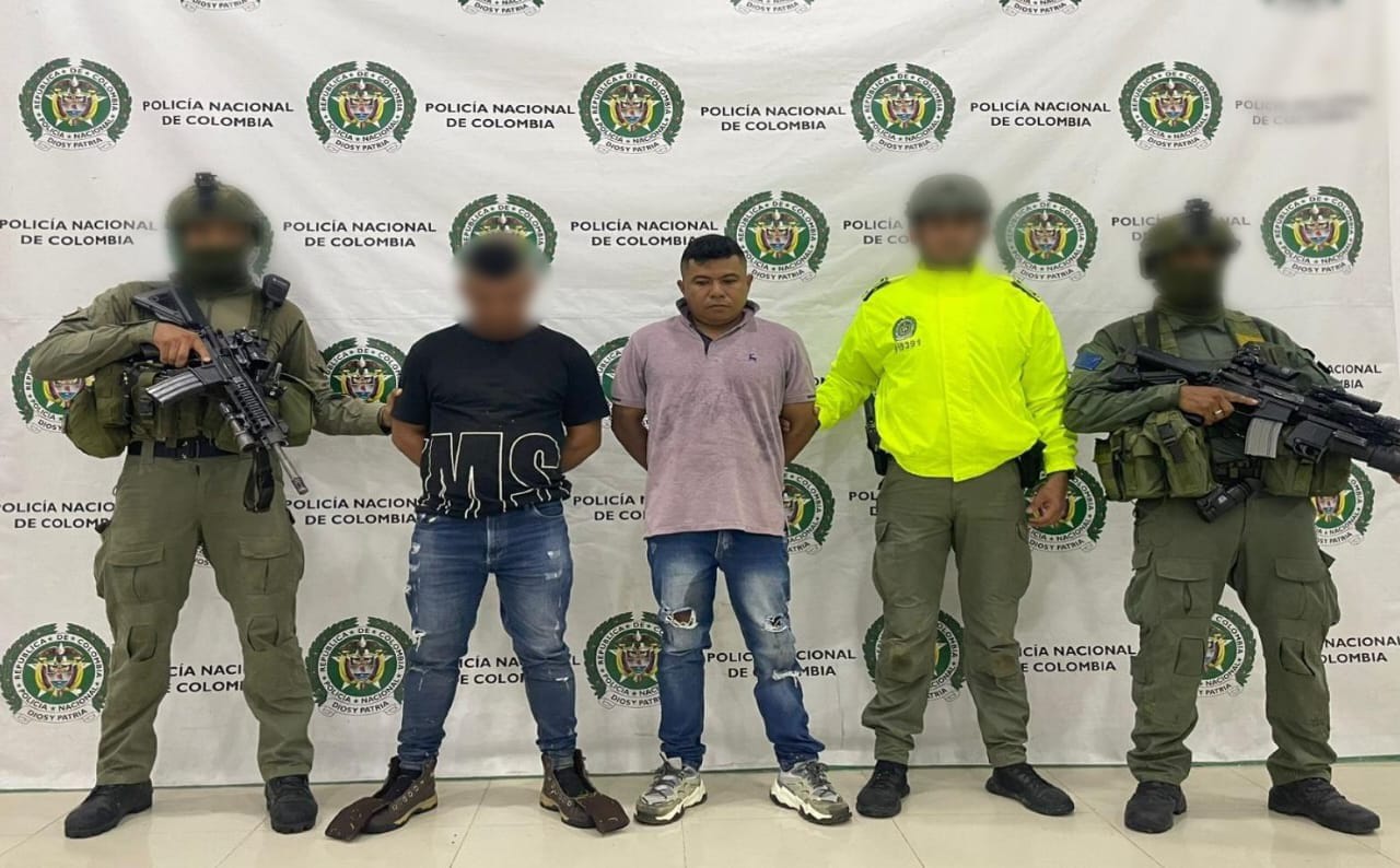 En el centro: Marcos Fidel López Hernández, alias 'Manco'.