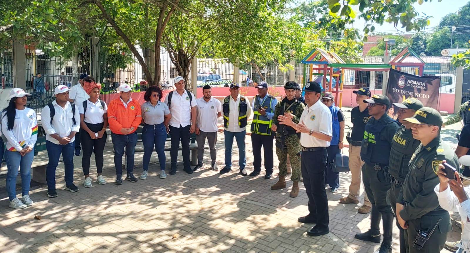 Autoridades de Cartagena se tomaron el corregimiento de Pasacaballos