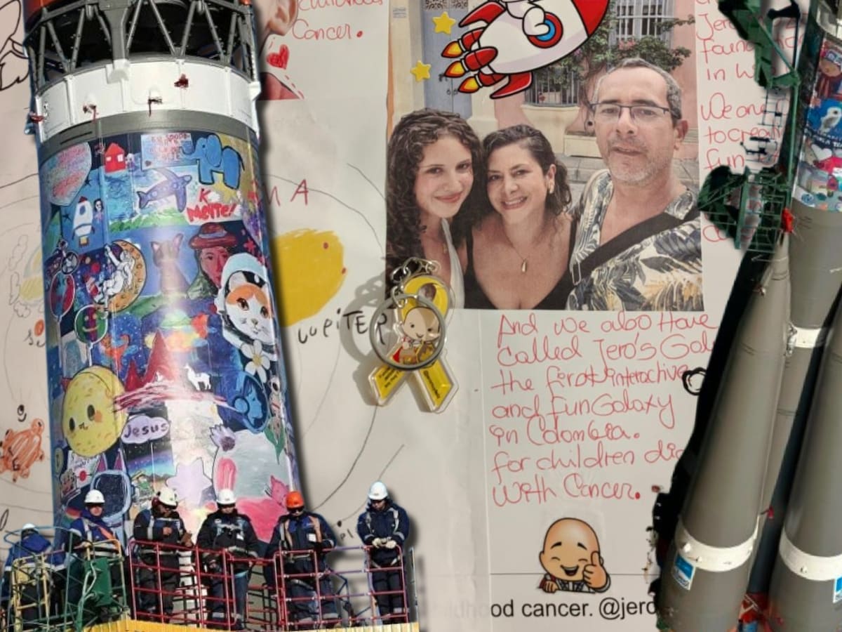 La iniciativa que llevará 25 dibujos de niños colombianos en tratamiento contra el cáncer al espacio