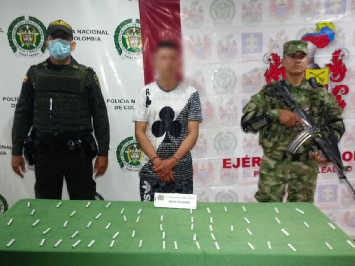 Capturan en Neiva persona dedicada al tráfico de estupefacientes