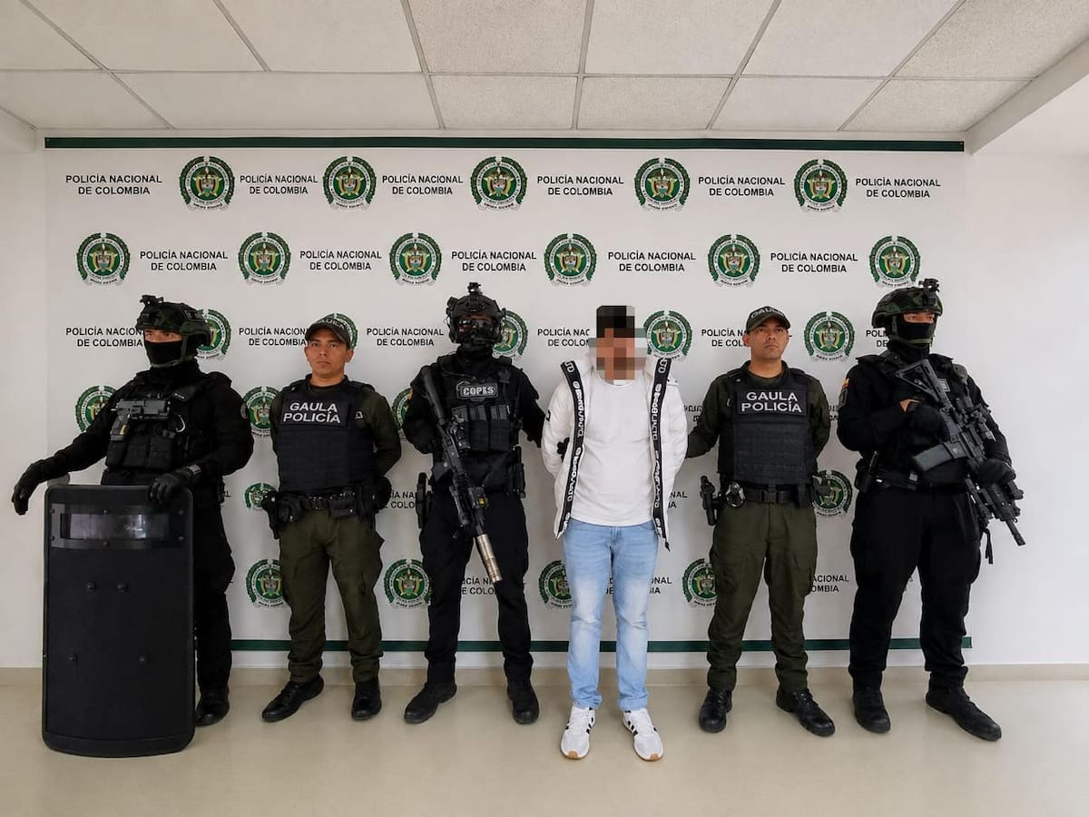 Capturan en Bogotá a presunto cabecilla del Tren de Aragua requerido por Estados Unidos