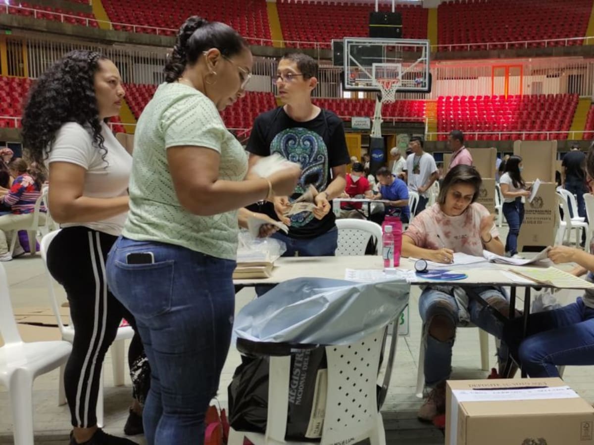 Cierre de votaciones en Cali