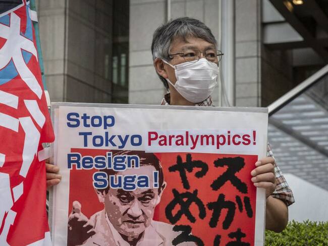 Protestas en Tokio contra la organización de los Juegos Paralímpicos