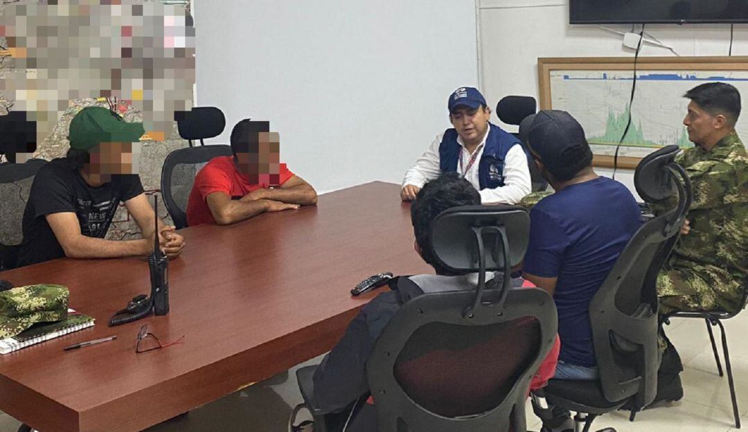 Liberan a cuatro personas en el municipio de El Tarra