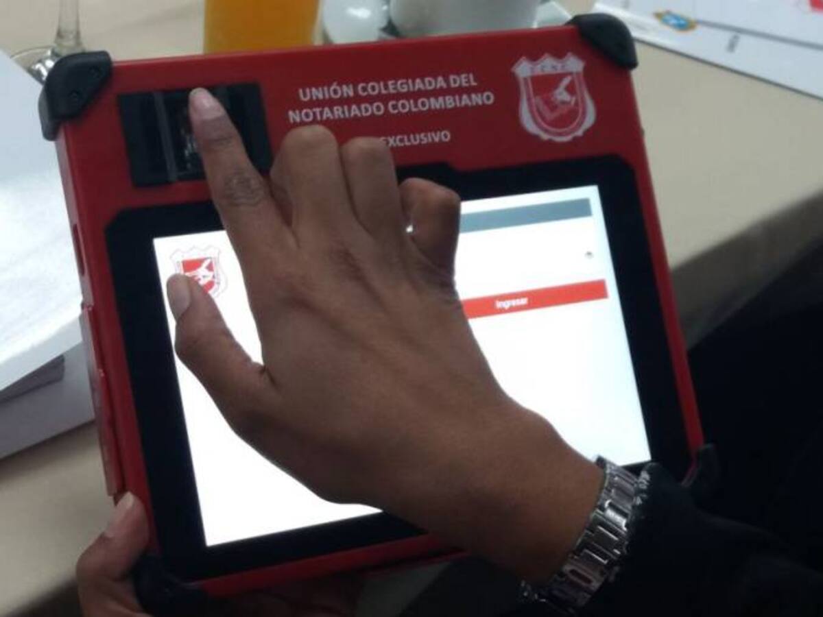 La biometría en las Notarías ha impedido mas de 500 fraudes al sistema