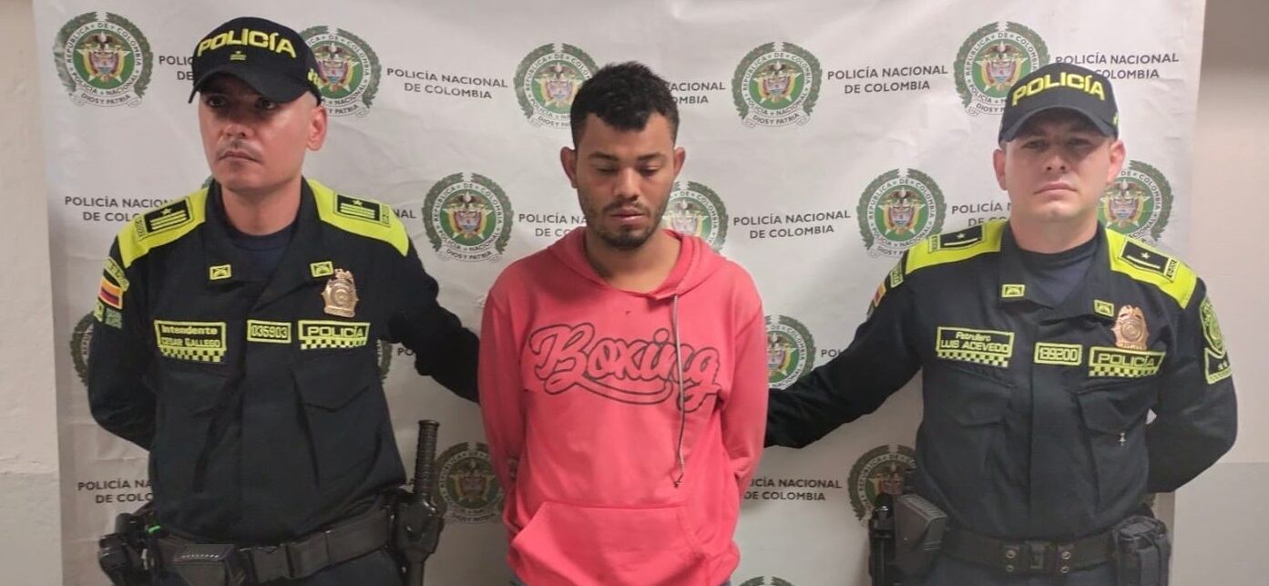 Dinier Camilo Saavedra Mestra, capturado.