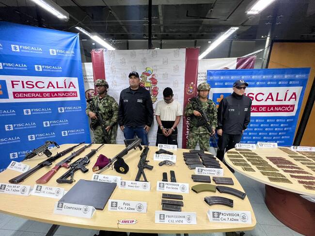 Capturado integrante del frente 36 quien amenaza a la población para que hagan asonadas