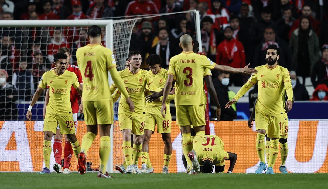 Liverpool ante Benfica por Champions League