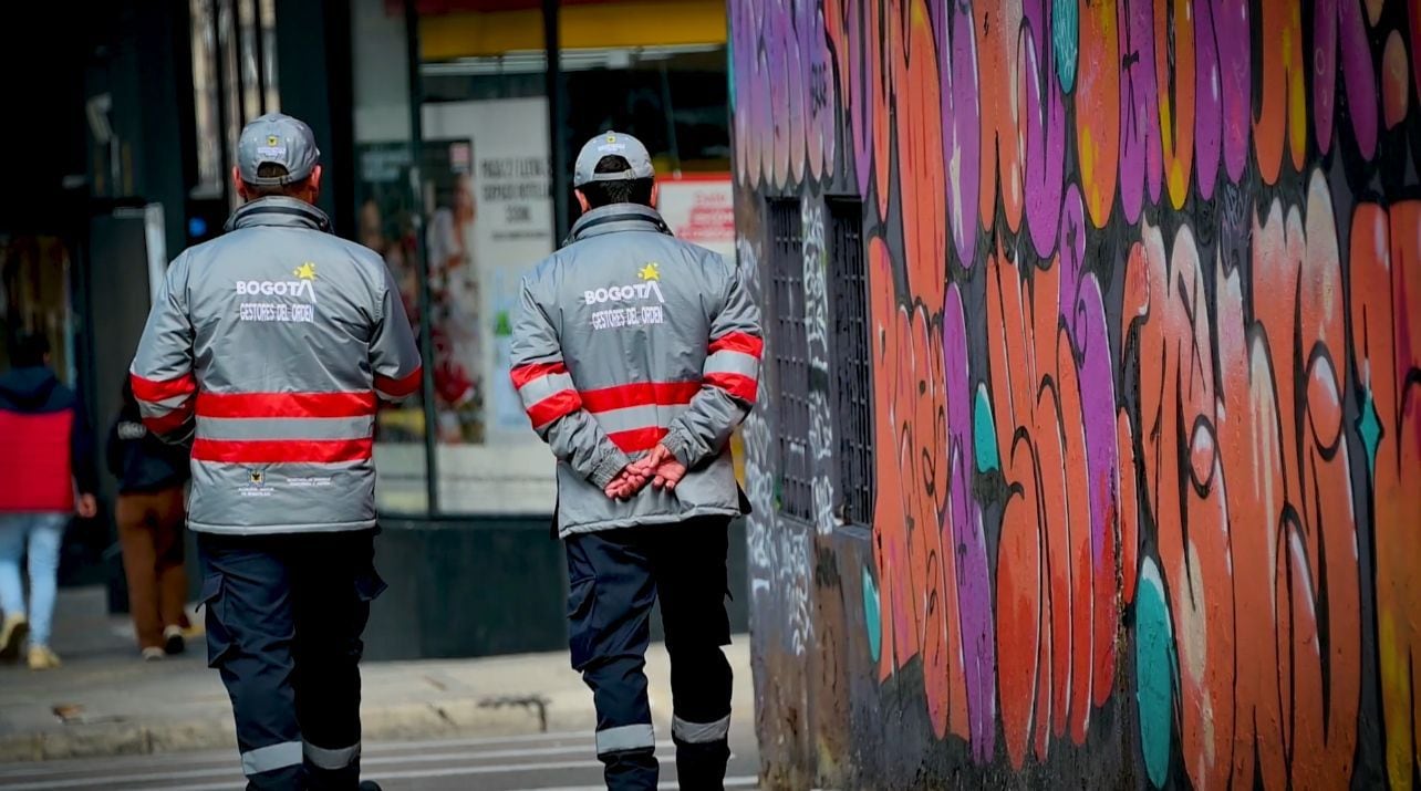 Gestores del Orden. Foto: Alcaldía de Bogotá