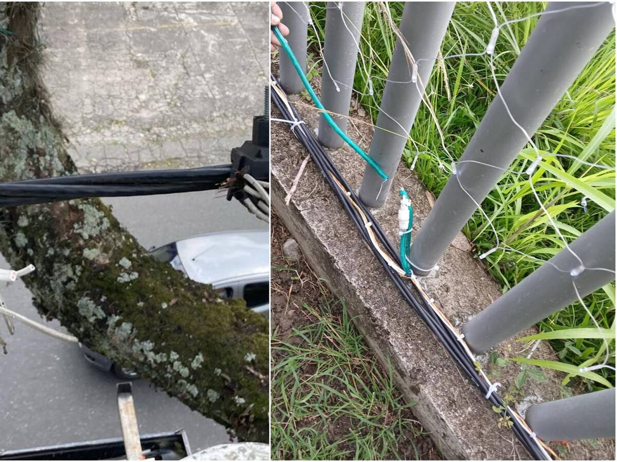 Vandalizaron el alumbrado navideño de Ibagué
