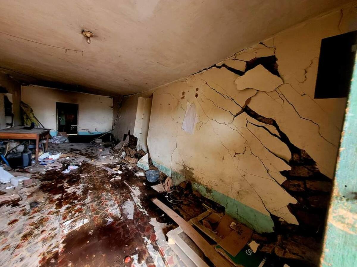 En Cómbita una vivienda a punto de colapsar deja 17 damnificados