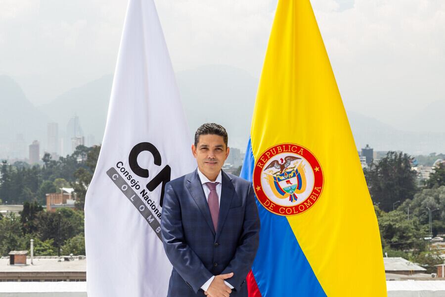 Magistrado del Consejo Nacional Electoral, Jaime Luis Lacouture. Foto: Colprensa.
