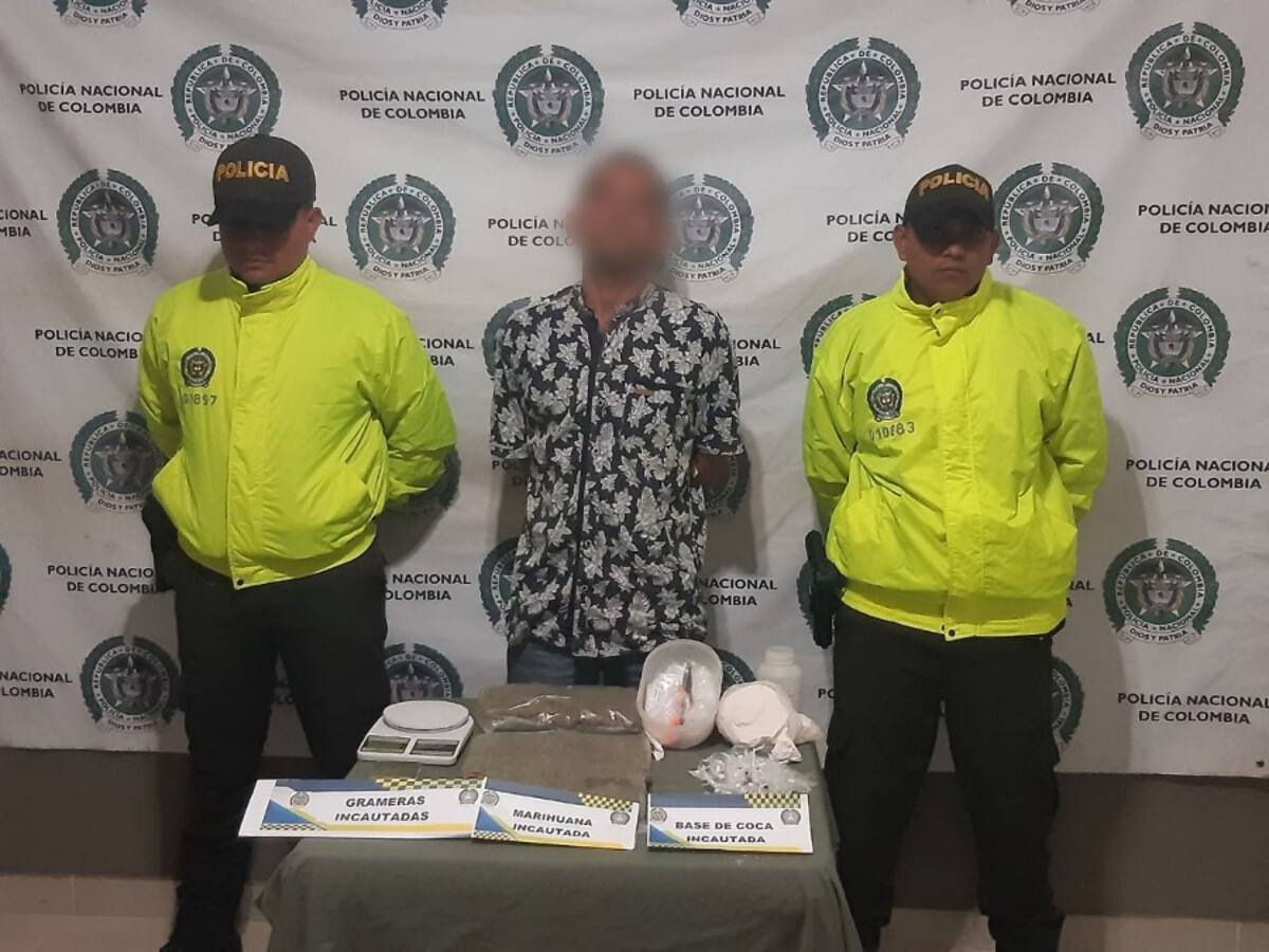 Operativos de la Policía en Bolívar: 15 capturados y 1.542 dosis de droga incautadas