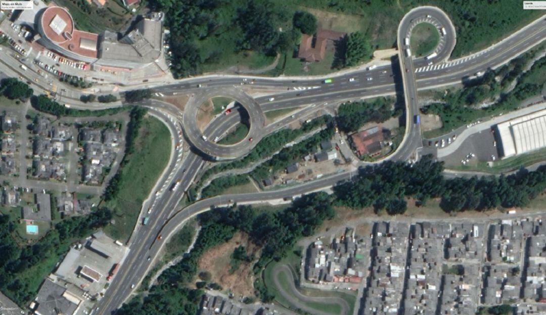 Intersección víal San Marcel