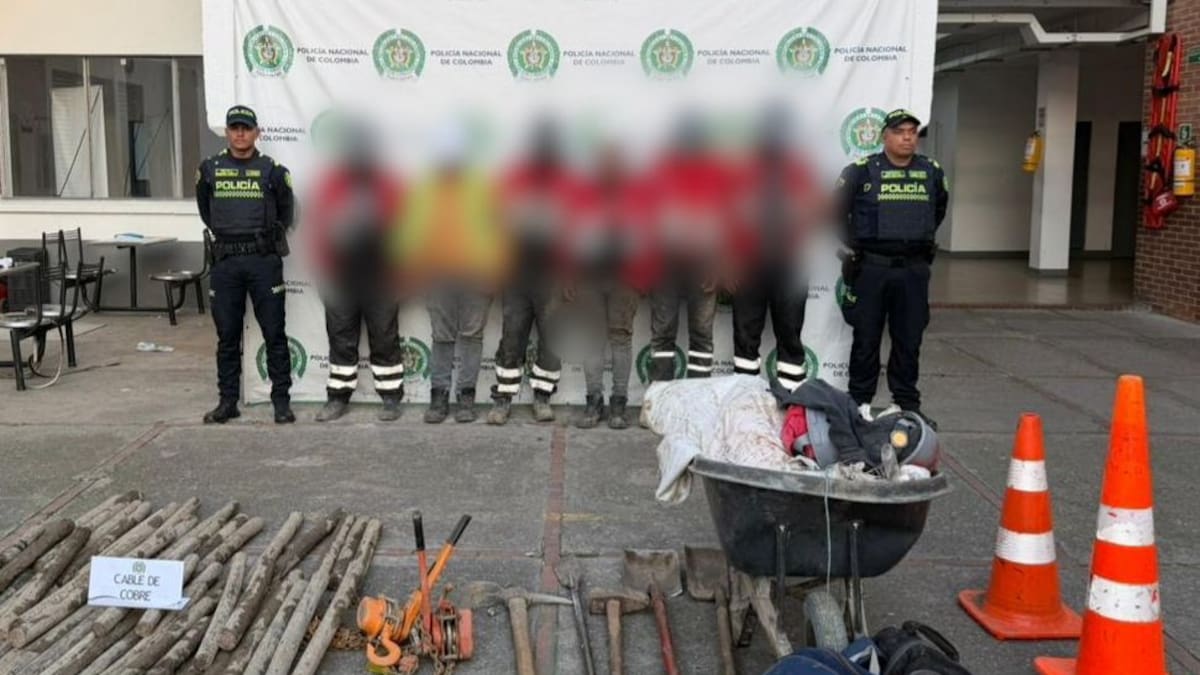 Capturan a seis personas que se hacían pasar por funcionarios del Distrito para robar fibra óptica