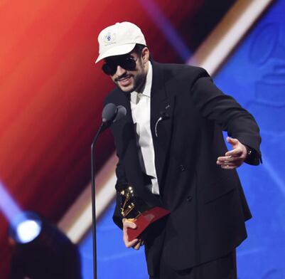 Bad Bunny en los Latin Grammy 2025 / Christopher Polk