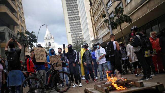 Manifestaciones en Colombia en contra de la Reforma Tributaria