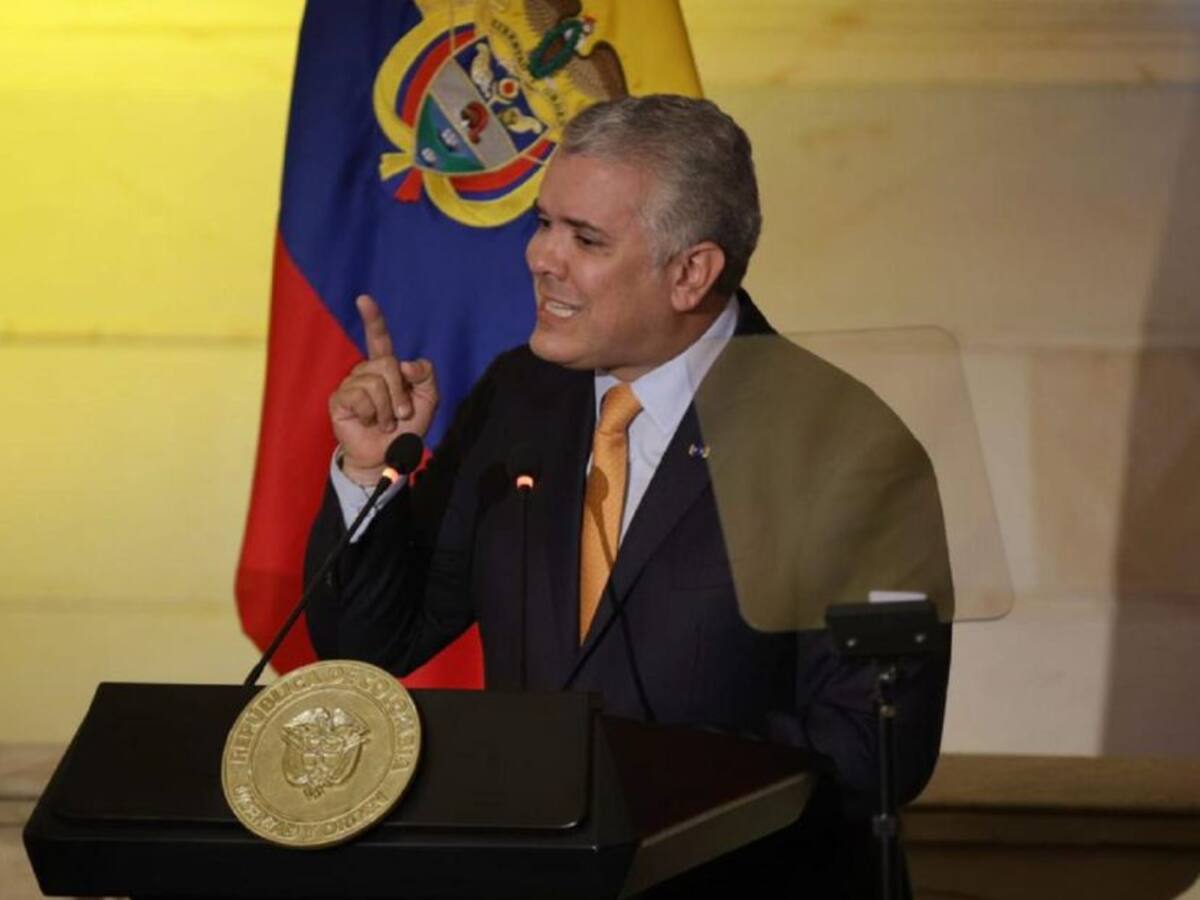"A opositores no los reconoceré como enemigos políticos": Duque en discurso