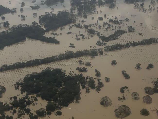 Emergencia por lluvias en Córdoba. Foto: Caracol Radio