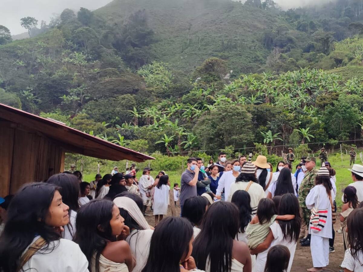 Ejército lleva jornada de salud integral a Mamarongo en la Sierra Nevada de Santa Marta