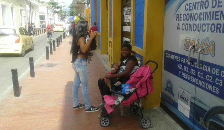 Venezolanos en Santa Marta 