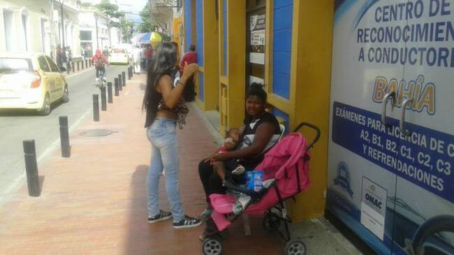 Venezolanos en Santa Marta