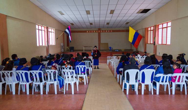  Indígenas Misak del departamento del Cauca