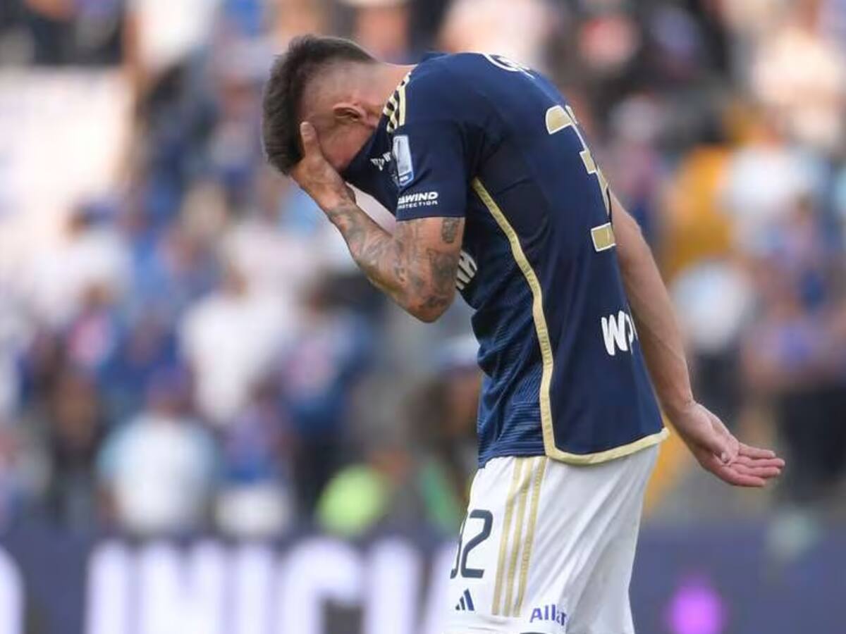 Millonarios, sin delanteros titulares ante Palestino: se confirmó la lesión de Giordana