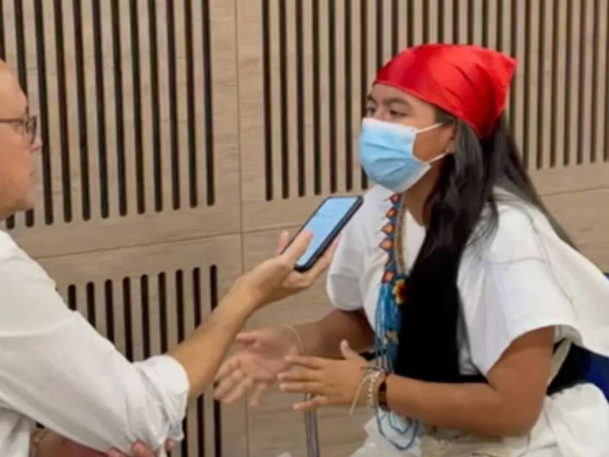 Ati estudia Cine para documentar el nacimiento de niños arhuacos