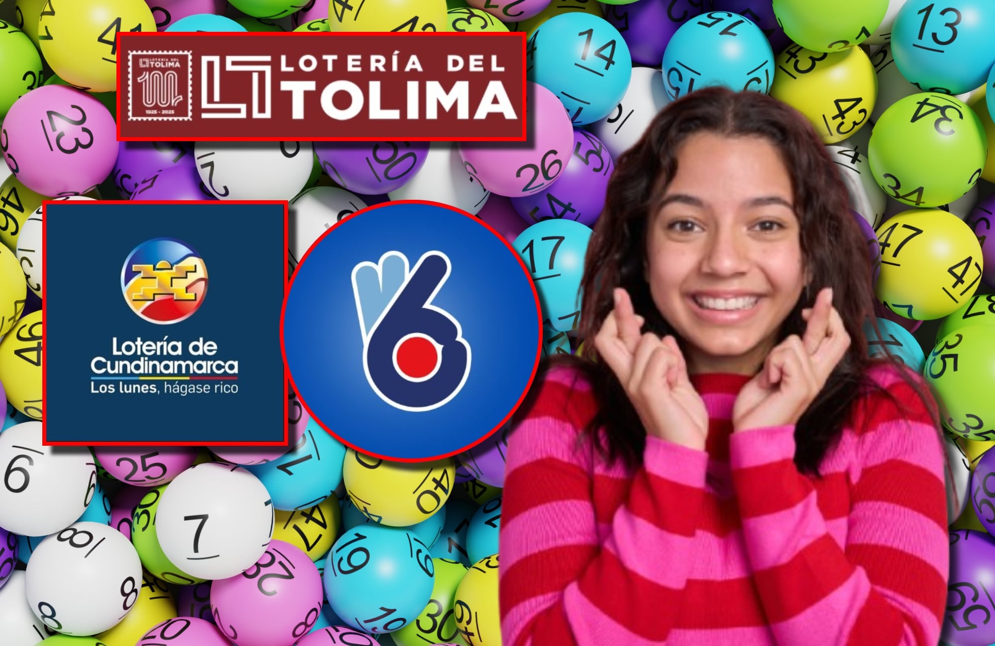 Logos de Loterías del Tolima, Cundinamarca y Baloto. Fotos: Redes sociales / Getty Images
