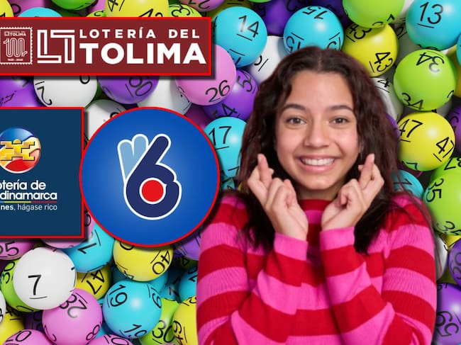 Logos de Loterías del Tolima, Cundinamarca y Baloto. Fotos: Redes sociales / Getty Images