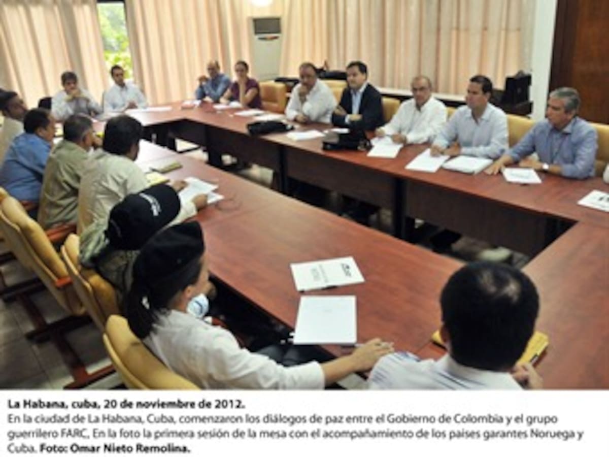 Se conocen las primeras imágenes de los diálogos de paz en La Habana