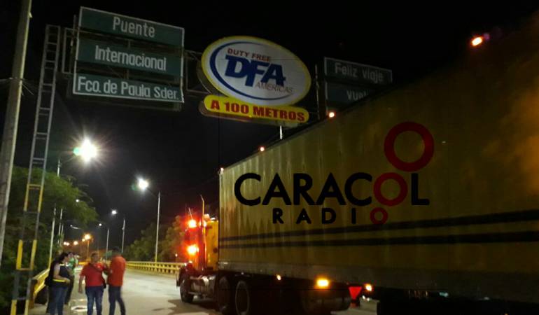 Vehículos llevan perniles de cerdo hacia Venezuela 