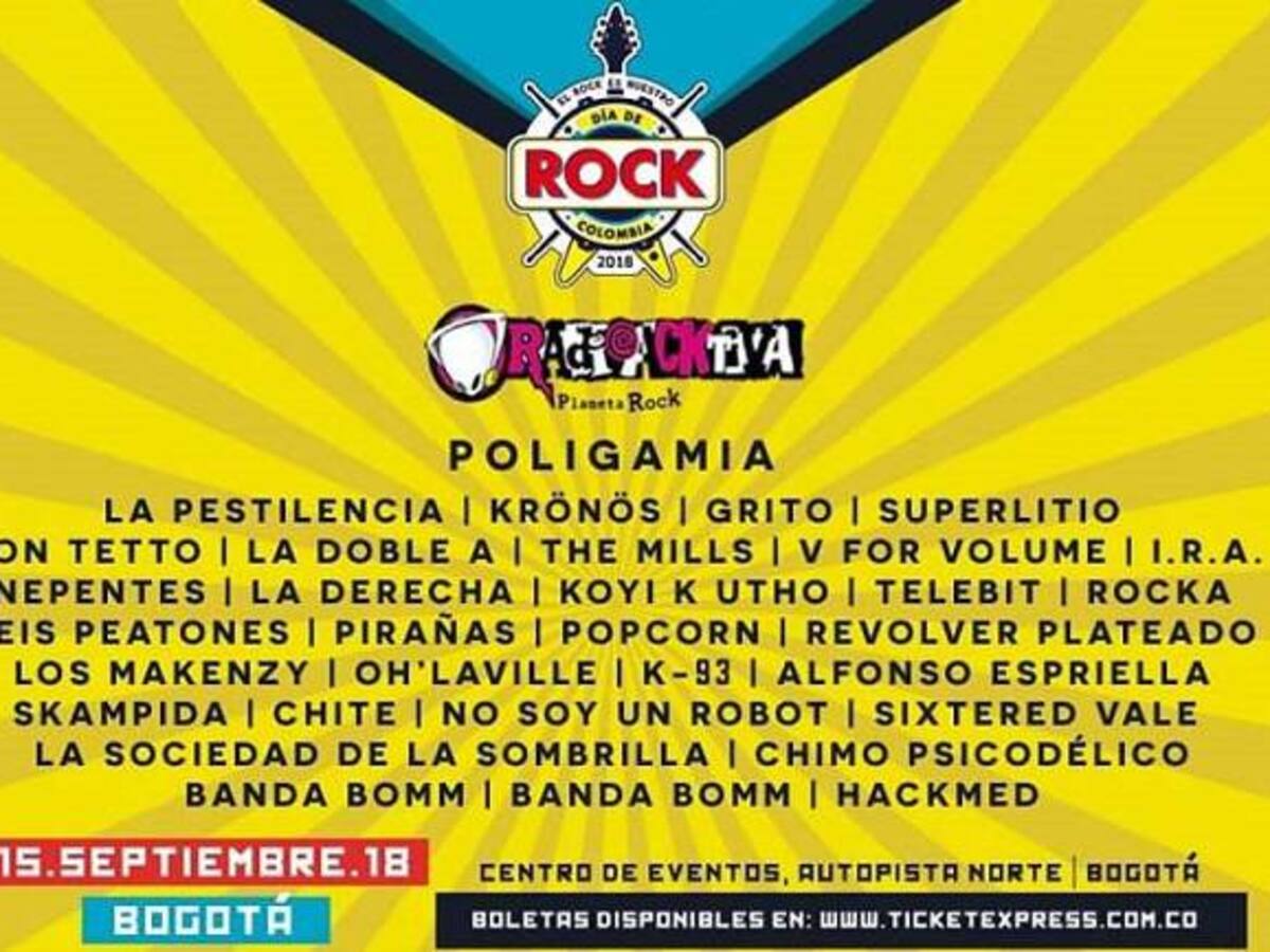 Poligamia retoma los escenarios en el Día de Rock 2