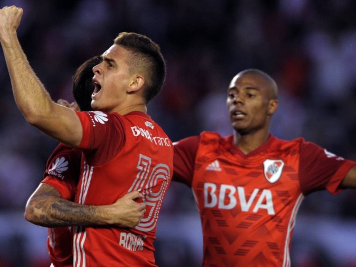 Santos Borré marcó gol en el empate de River ante Atlético Tucumán