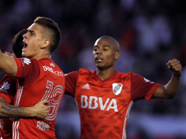 Santos Borré marcó gol en el empate de River ante Atlético Tucumán