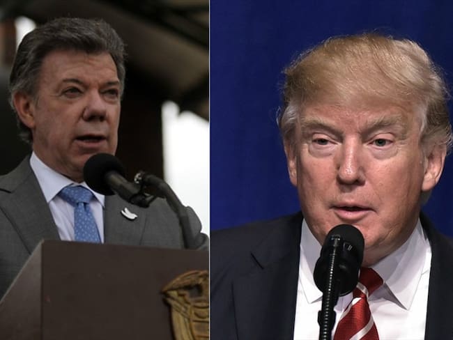 El propósito del diálogo de Santos con Trump y Pence es fortalecer las relaciones bilaterales y estratégicas con los Estados Unidos. Foto: Colprensa/Getty Images