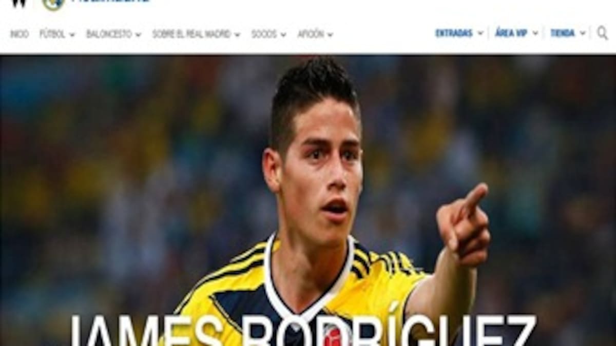 James Rodríguez es oficialmente nuevo jugador del Real Madrid