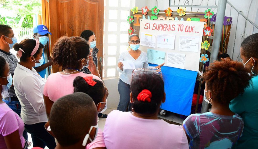 Estas jornadas se realizaron con las comunidades de los ocho centros poblados que hacen parte del paisaje fortificado de la bahía de Cartagena