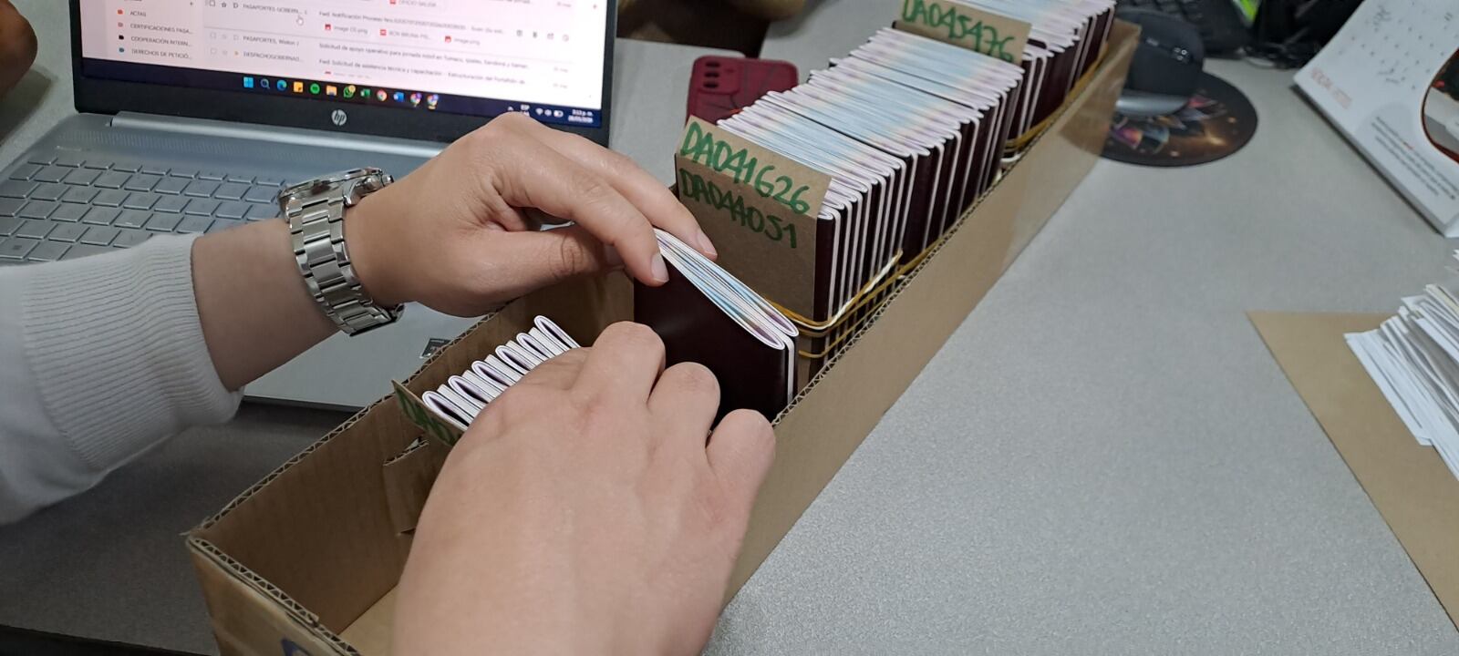 Pasaportes- Foto: Gobernación de Nariño