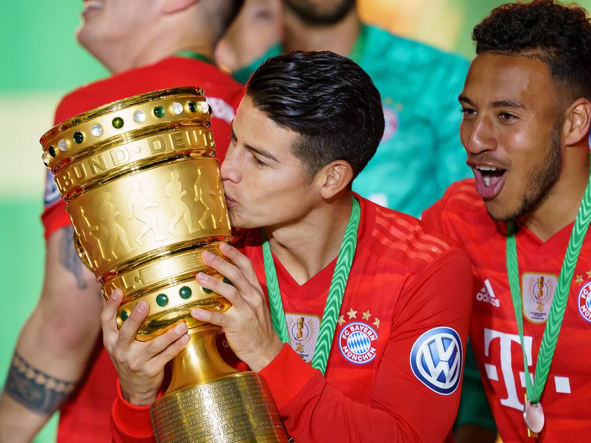 El Bayern Múnich y sus hinchas se acuerdan de James Rodríguez